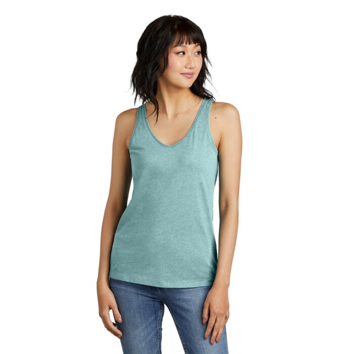 Women's Perfect Blend ® CVC V Neck Tank Thumbnail