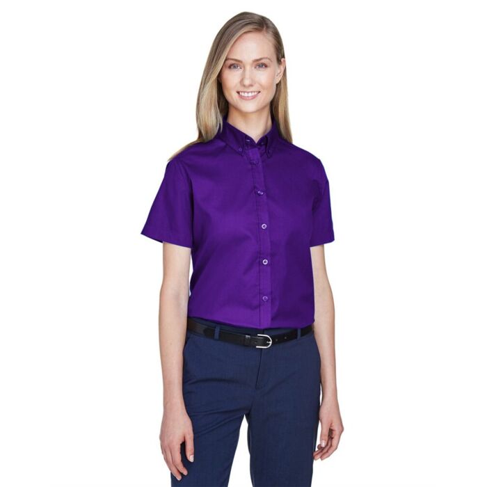 Women's Optimum Short Sleeve Twill Shirt Thumbnail