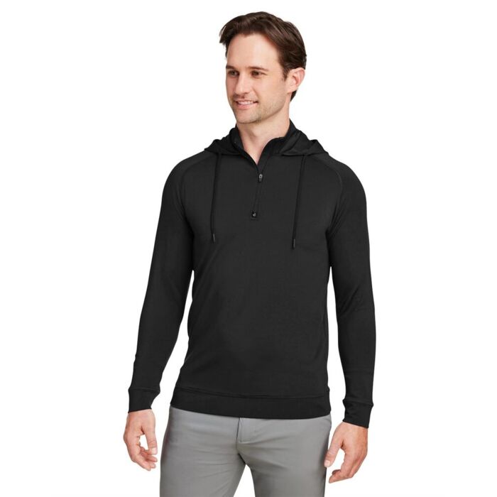 Unisex Vandyke Quarter-Zip Hooded Sweatshirt Thumbnail
