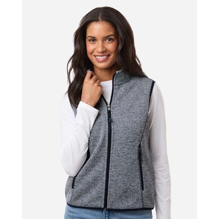 Women's Jasper Jacquard Fleece Vest Thumbnail