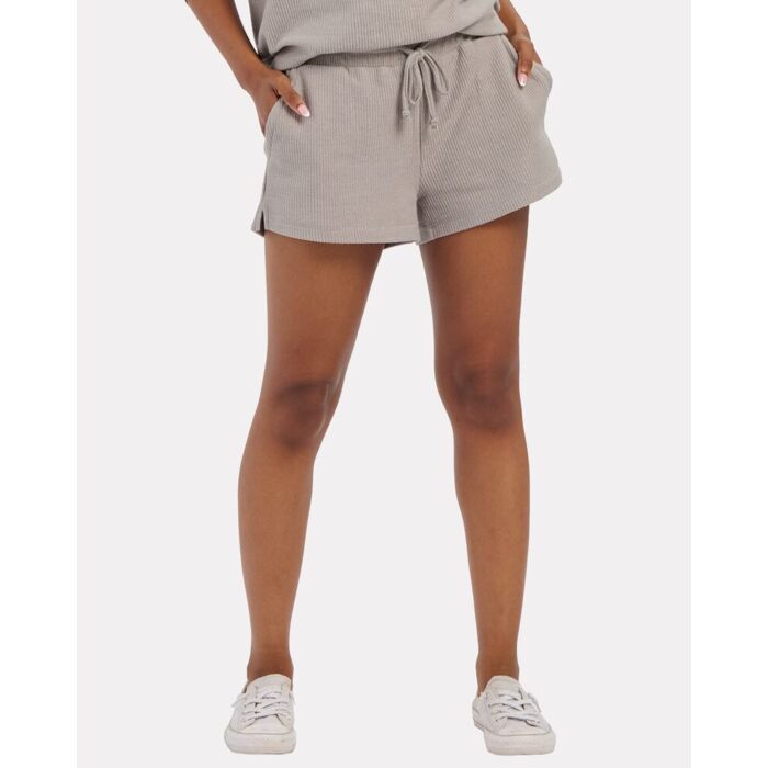 Women's Ribbed Knit Shorts Thumbnail