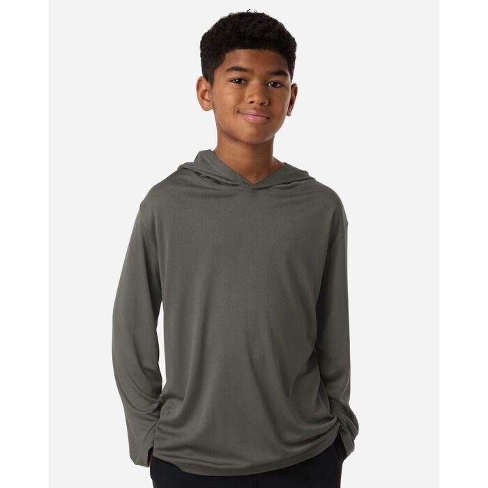 Youth Pro-Lock Performance Hooded Long Sleeve T-Shirt Thumbnail