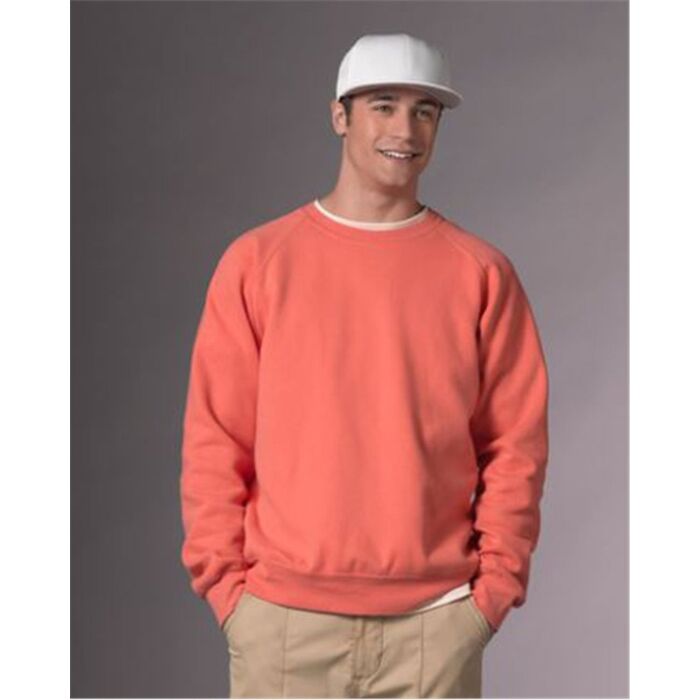 Men's Vintage Fleece Raglan Crewneck Sweatshirt Thumbnail