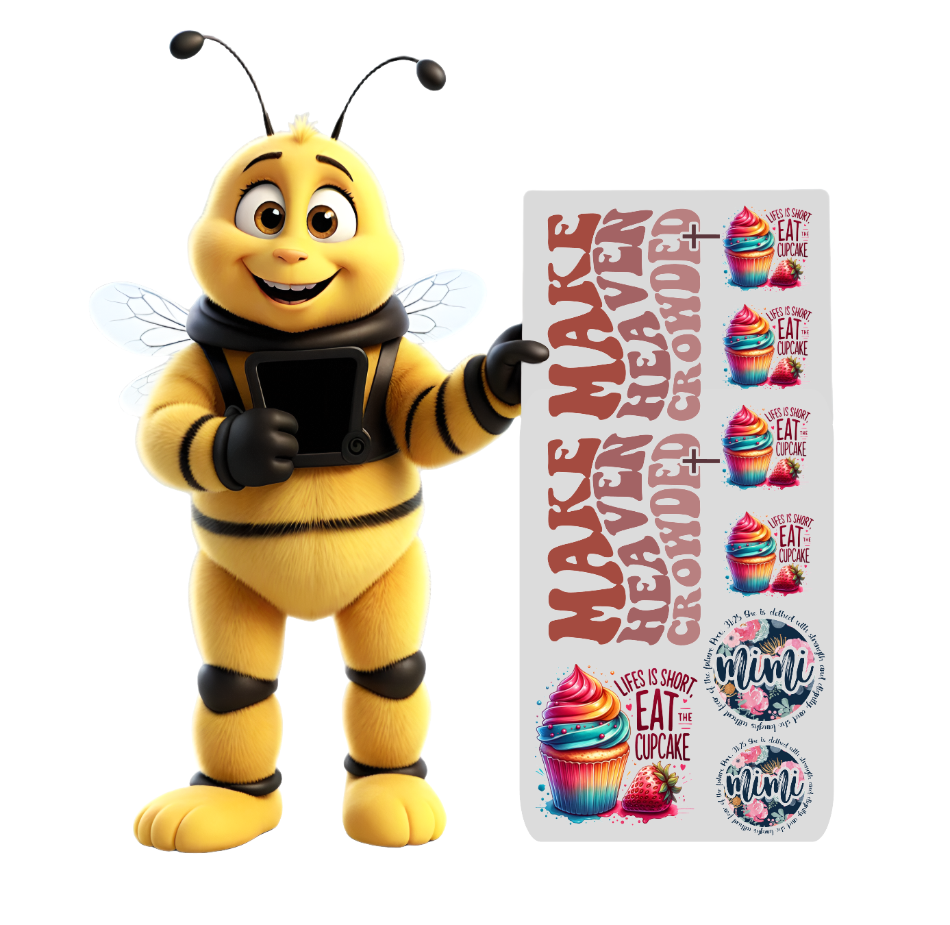 Design and order DTF gang transfer sheet