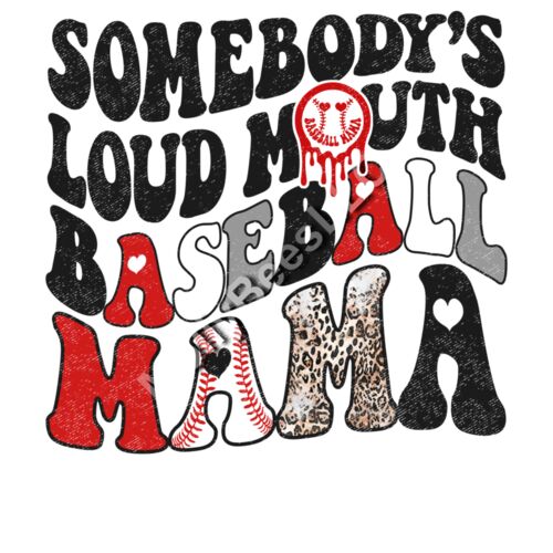 Loud Mouth Baseball Mama Thumbnail
