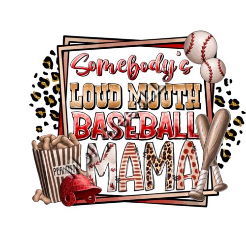 Baseball Mama Animal Print Thumbnail