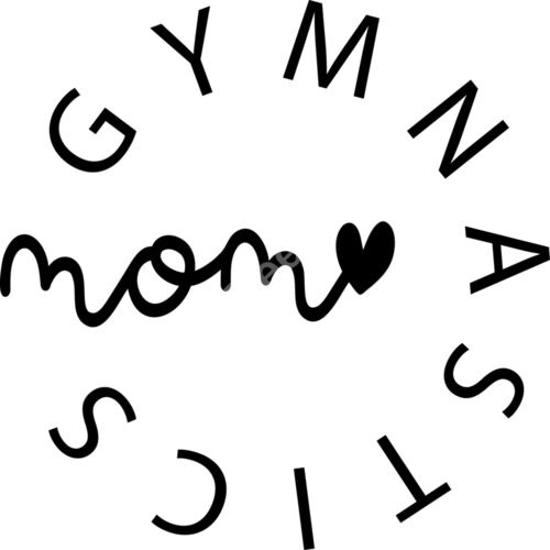 Gymnastics Mom- Black Thumbnail