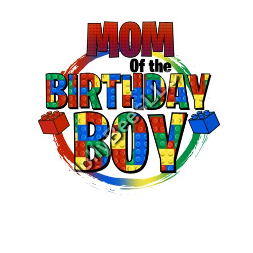 Mom of the Birthday Boy Block Thumbnail