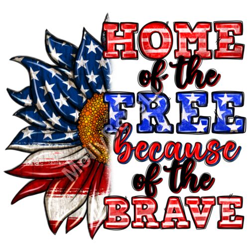 Home of the Free Sunflower  Thumbnail