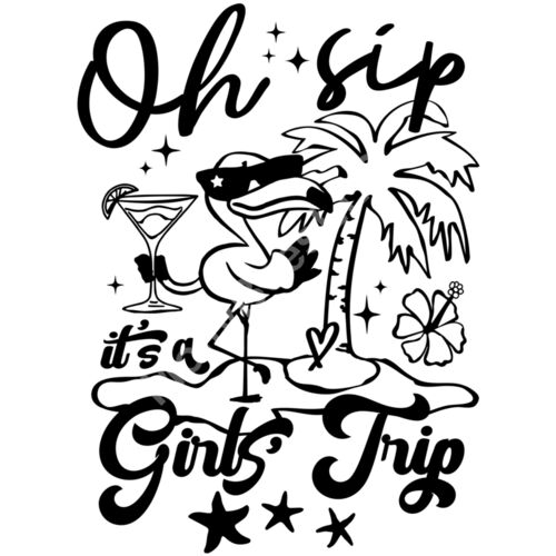 Oh Sip Girls Trip- Black Thumbnail